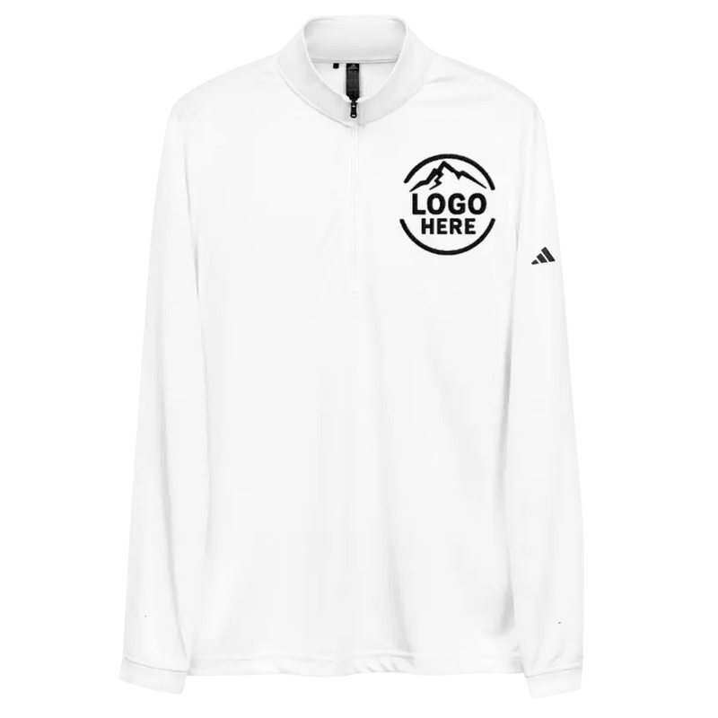Custom Women's adidas Embroidered Quarter - Zip Pullover - Arklavo