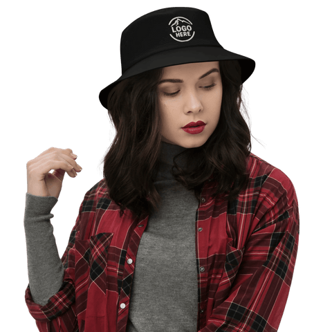 Custom Women's Big Accessories Embroidered Bucket Hat - Arklavo