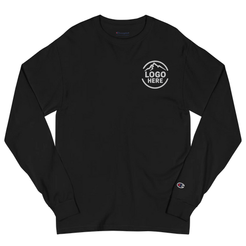 Custom Women's Champion Embroidered Long Sleeve T-Shirt - Arklavo