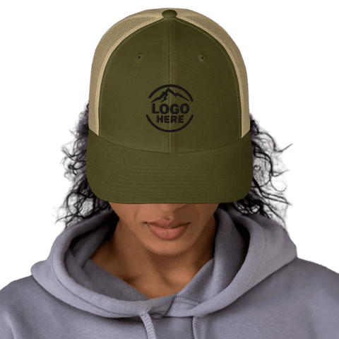 Custom Women's Yupoong Embroidered Retro Trucker Hat - Arklavo