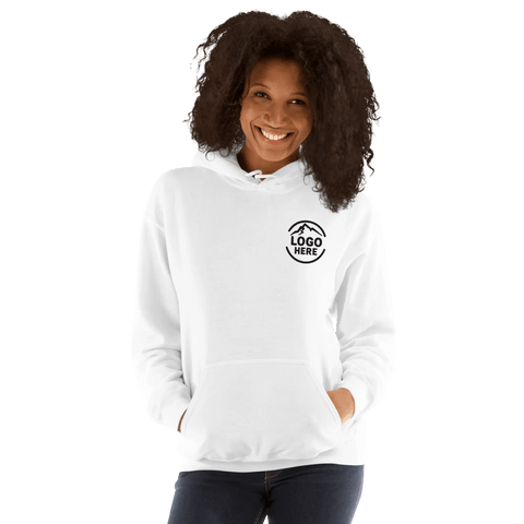 Custom Women's Gildan Embroidered Pullover Hoodie - Arklavo