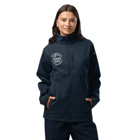 Custom Women's Columbia Embroidered Soft Shell Jacket - Arklavo