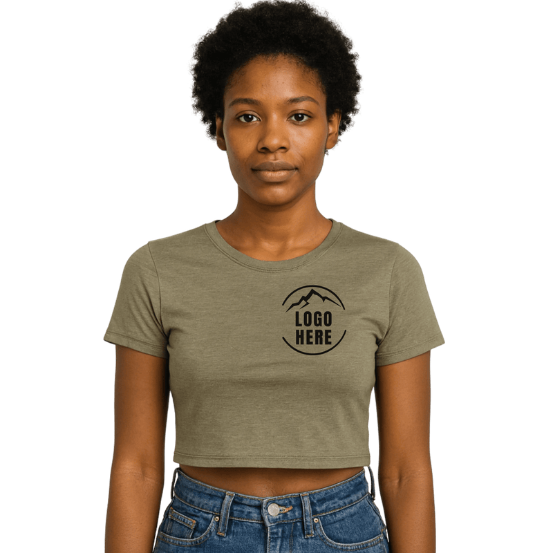 Custom Women's Bella + Canvas Printed Cropped T-Shirt - Arklavo