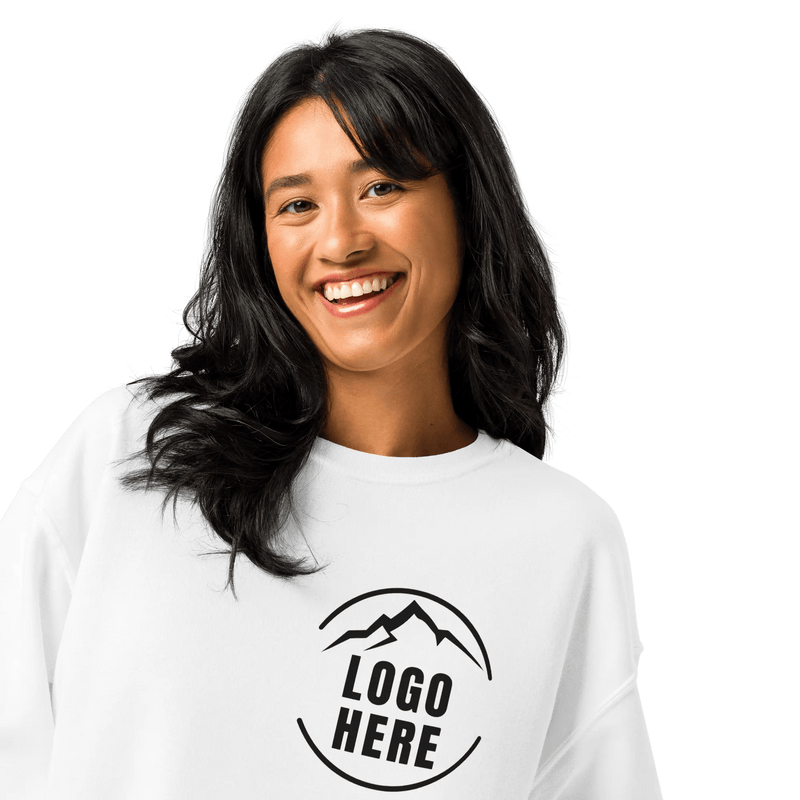 Custom Women's Jerzees Printed Cotton Blend Crewneck Sweatshirt - Arklavo