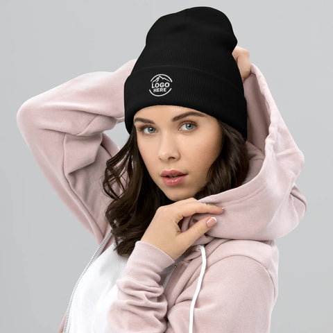 Custom Women's Yupoong Embroidered Beanie - Arklavo