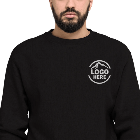 Custom Men's Champion Embroidered Crewneck Sweatshirt - Arklavo