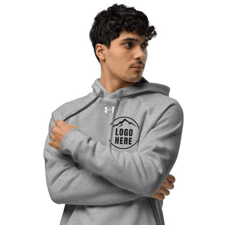 Custom Men's Under Armour Printed Comfort Fleece Pullover Hoodie - Arklavo