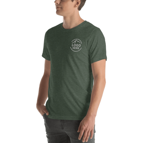 Custom Men's Bella + Canvas Embroidered T-Shirt - Arklavo