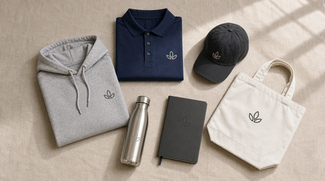 Editorial flat-lay related to 4imprint alternatives
