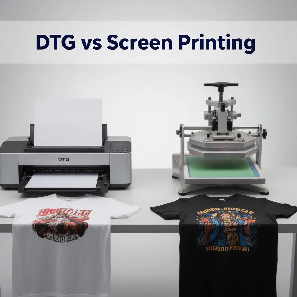 DTG vs Screen Printing Comparison - Arklavo