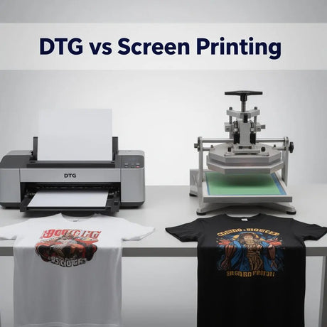 DTG vs Screen Printing Comparison - Arklavo