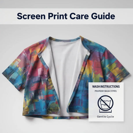Screen Print Care Instructions Generator - Arklavo