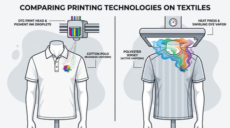 DTG vs Sublimation: A Guide for Business Uniforms