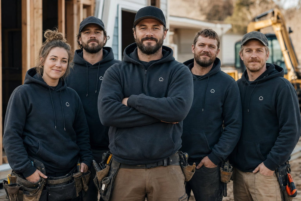 Custom Embroidered Hoodies for a Skilled-Trades Crew: How 42 Hoodies Unified a Field Team - Arklavo