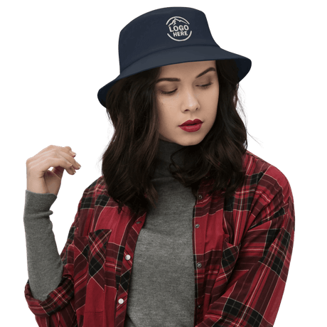 Custom Women's Big Accessories Embroidered Bucket Hat - Arklavo
