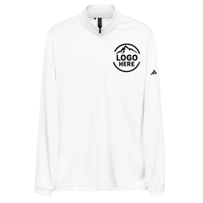 Custom Women's adidas Embroidered Quarter - Zip Pullover - Arklavo