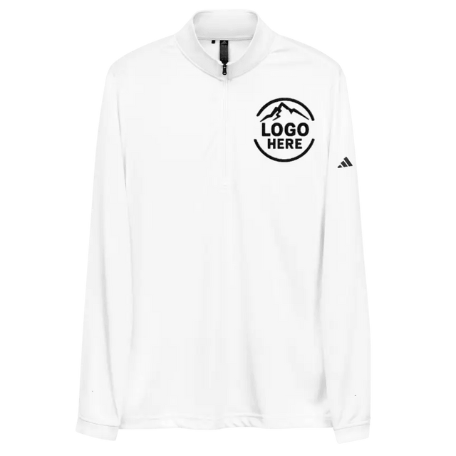 Custom Women's adidas Embroidered Quarter - Zip Pullover - Arklavo