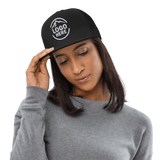 Custom Women's Yupoong Embroidered Five - Panel Trucker Hat - Arklavo