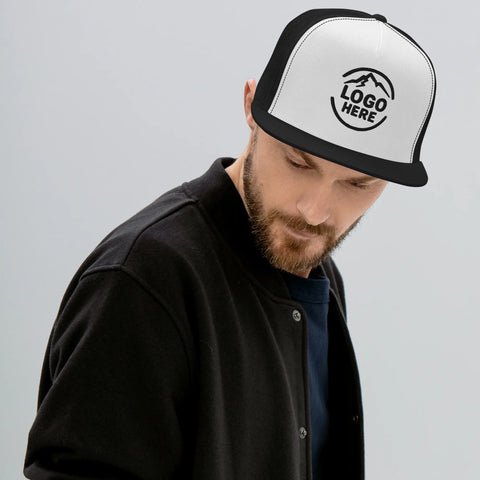Custom Men's Yupoong Embroidered Five - Panel Trucker Hat - Arklavo