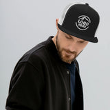 Custom Men's Yupoong Embroidered Five - Panel Trucker Hat - Arklavo
