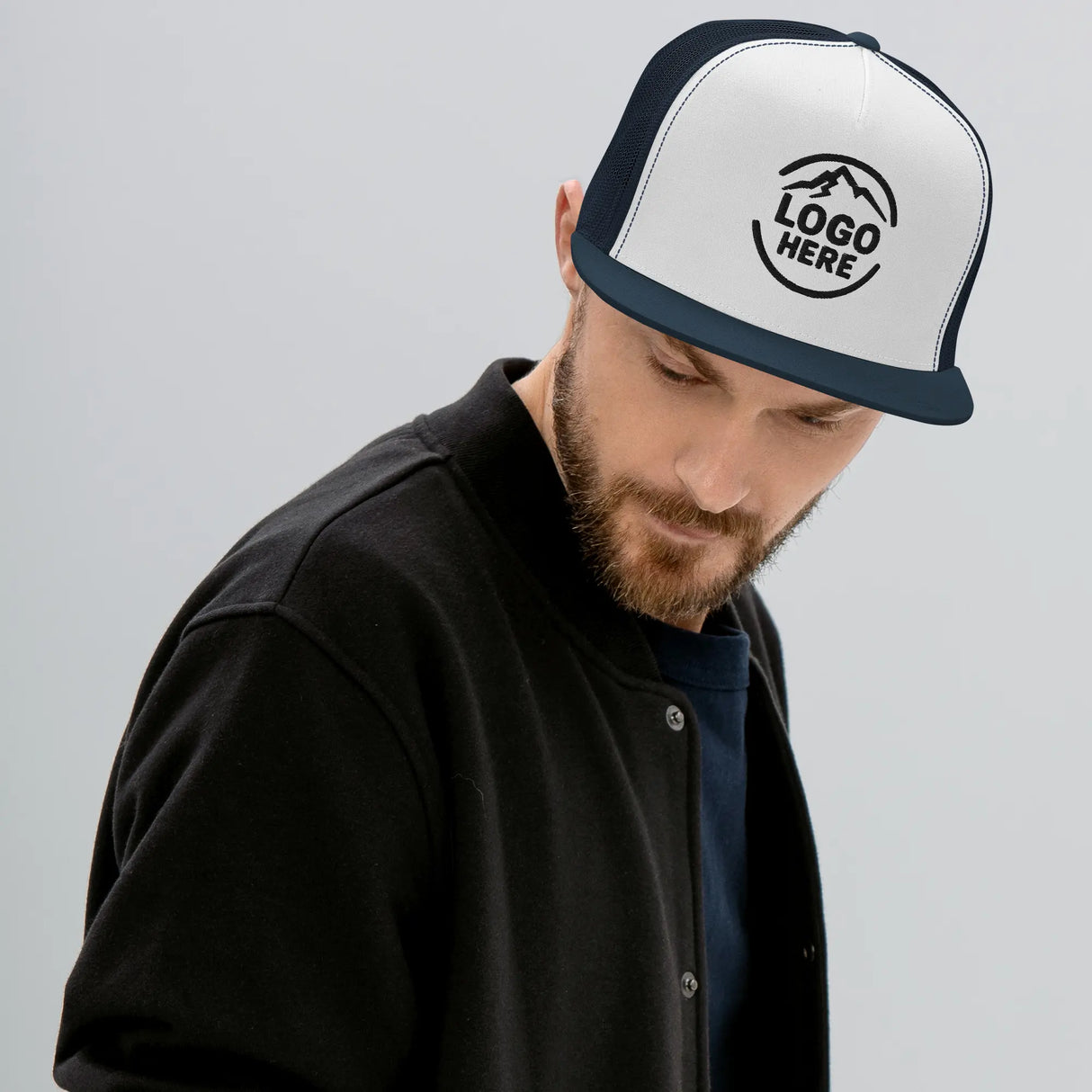 Custom Men's Yupoong Printed Trucker Hat - Arklavo