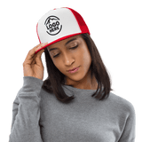 Custom Women's Yupoong Embroidered Five - Panel Trucker Hat - Arklavo