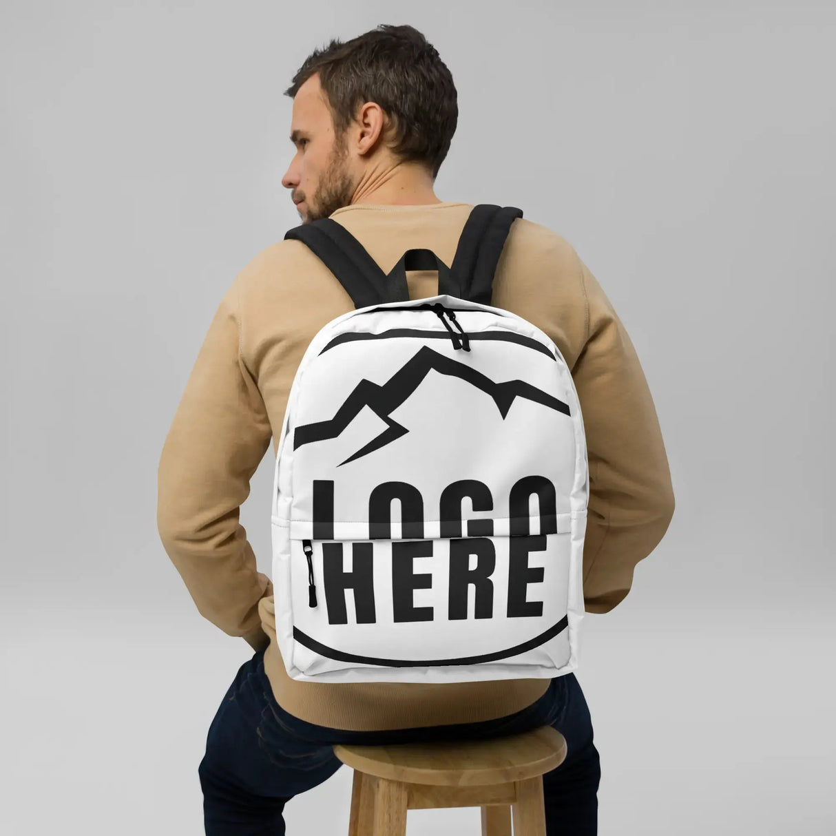 Custom Men's Printed Backpack - Arklavo