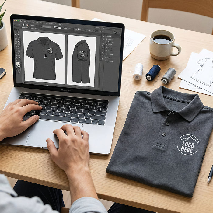Upload your logo & approve