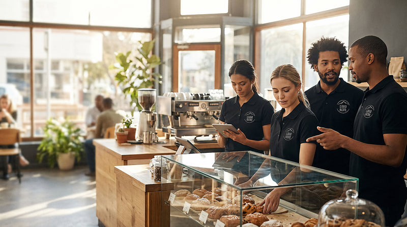 Blank workwear garment for custom branding at Arklavo