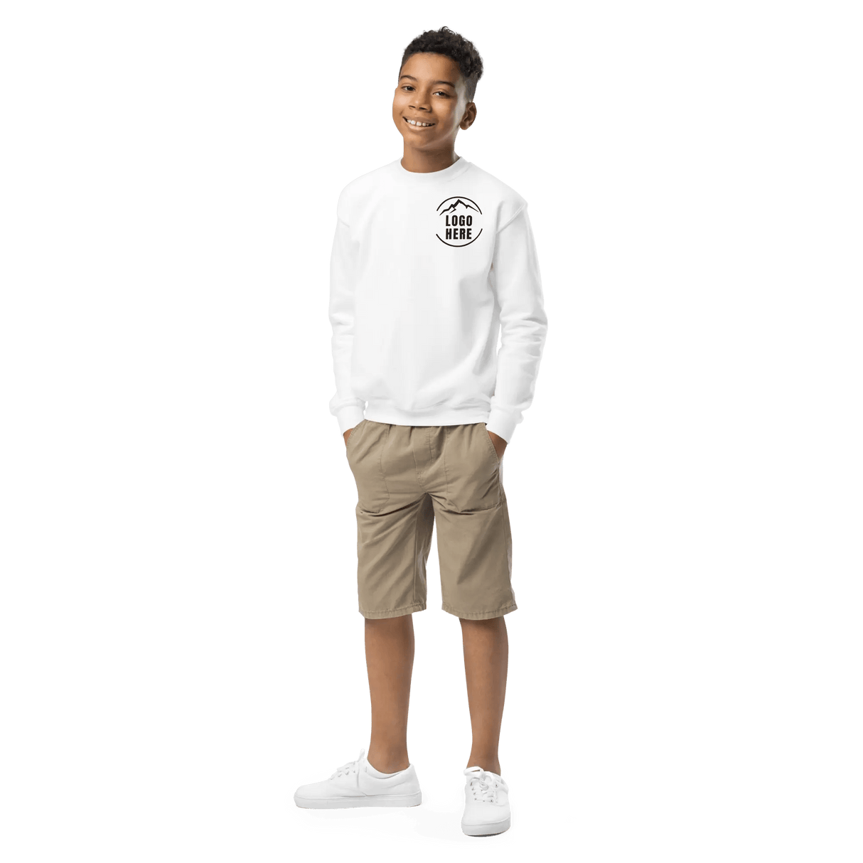 Custom Boys' Toddler Gildan Printed Crewneck Sweatshirt - Arklavo