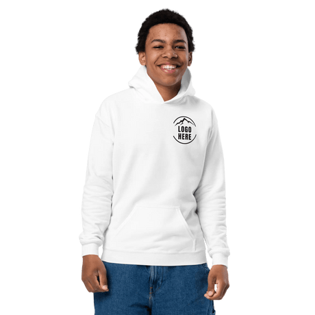 Custom Boys Gildan Printed Pullover Hooded Sweatshirt - Arklavo