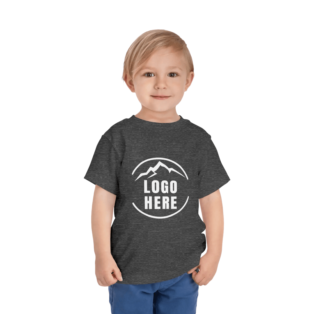 Custom Girls' Toddler Bella + Canvas Printed Cotton T-Shirt - Arklavo