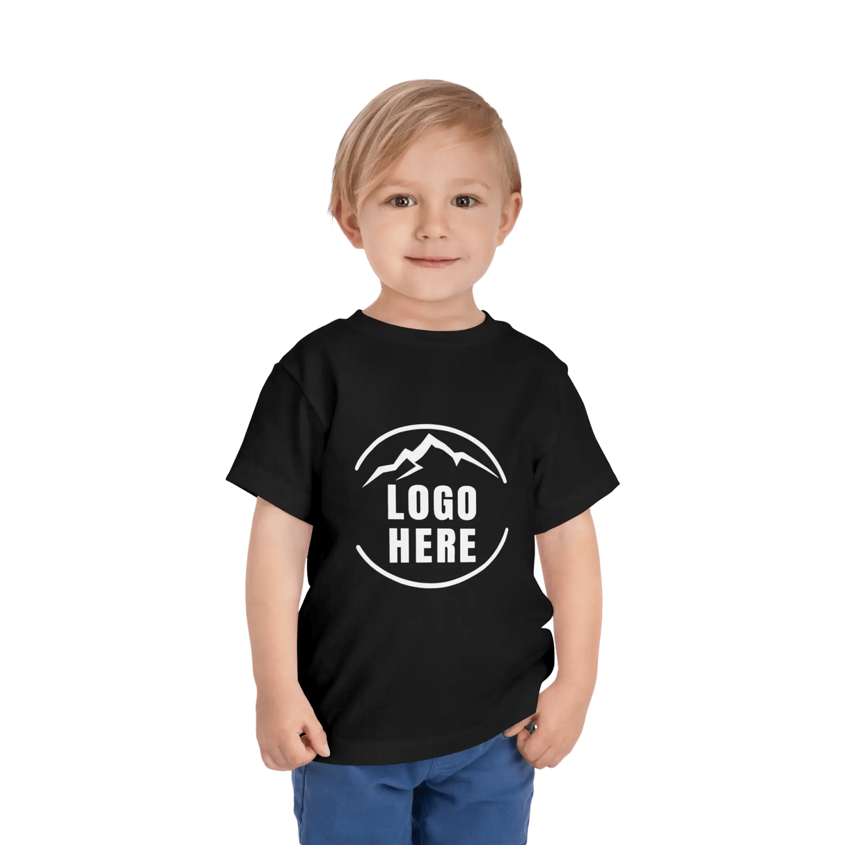 Custom Girls' Toddler Bella + Canvas Printed Cotton T-Shirt - Arklavo