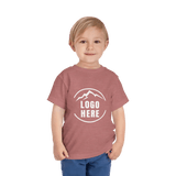 Custom Girls' Toddler Bella + Canvas Printed Cotton T-Shirt - Arklavo