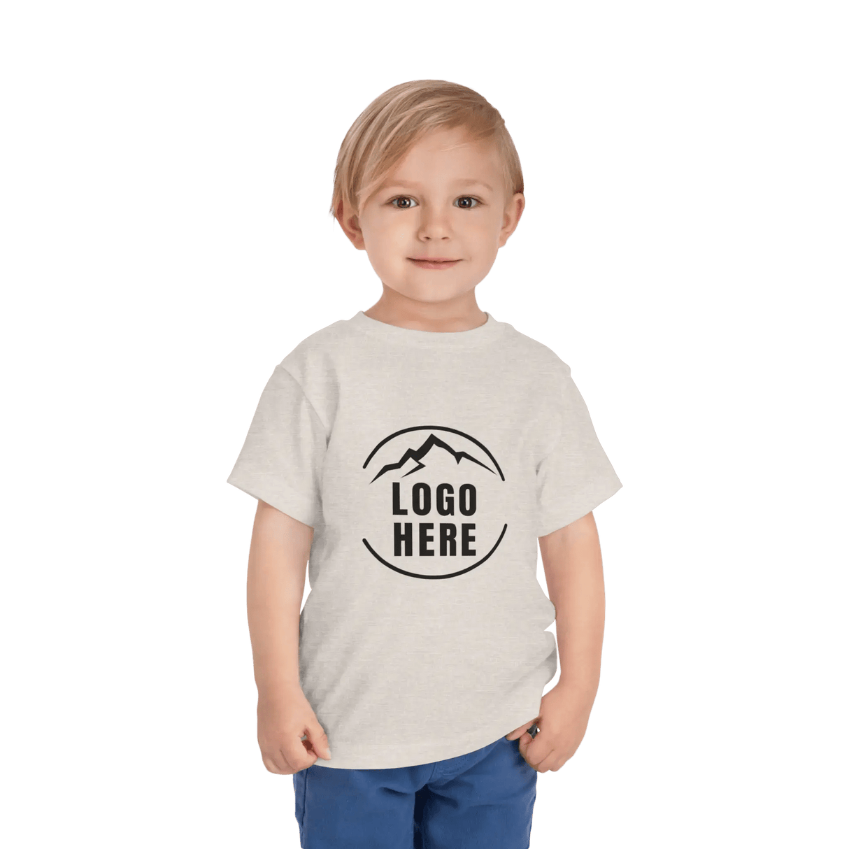 Custom Girls' Toddler Bella + Canvas Printed Cotton T-Shirt - Arklavo