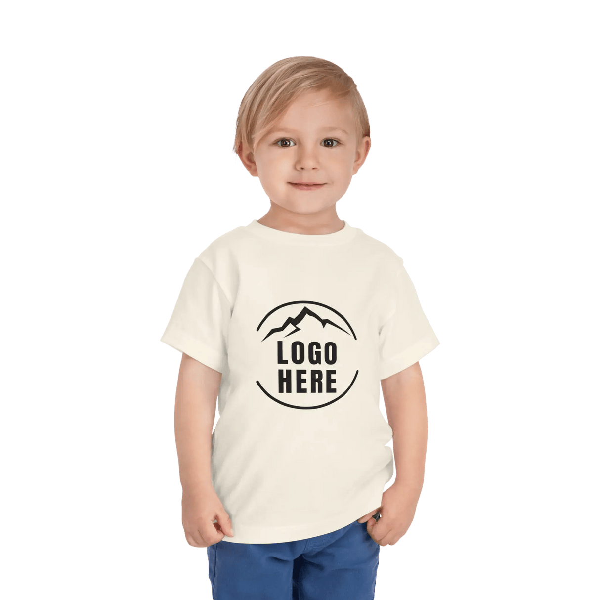 Custom Girls' Toddler Bella + Canvas Printed Cotton T-Shirt - Arklavo