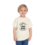 Custom Girls' Toddler Bella + Canvas Printed Cotton T-Shirt - Arklavo