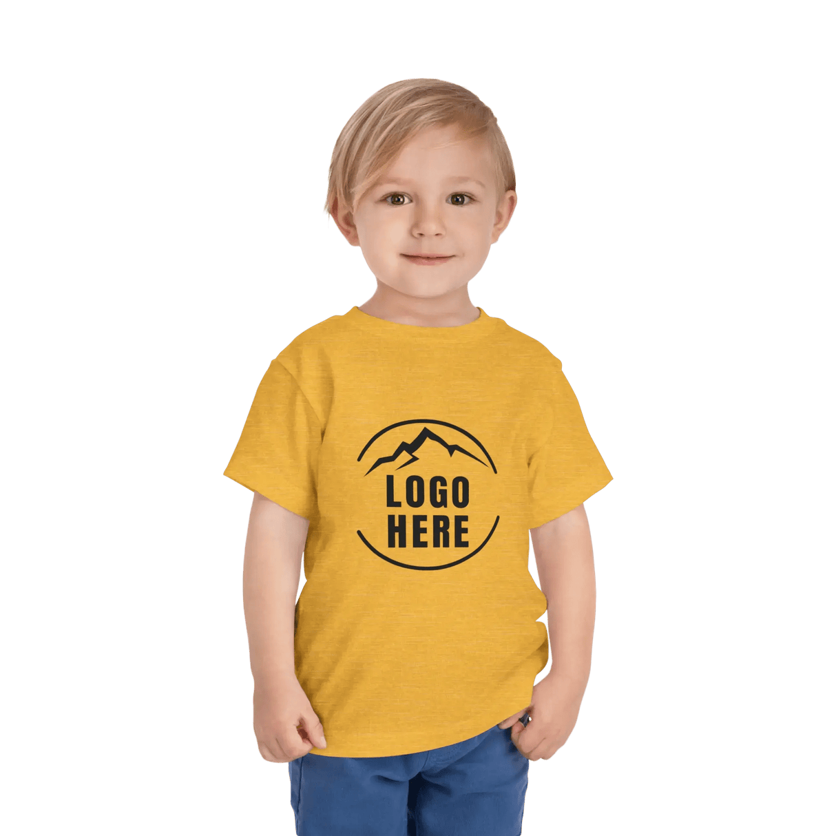 Custom Girls' Toddler Bella + Canvas Printed Cotton T-Shirt - Arklavo