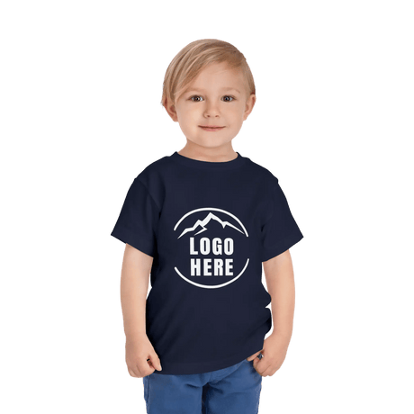 Custom Girls' Toddler Bella + Canvas Printed Cotton T-Shirt - Arklavo