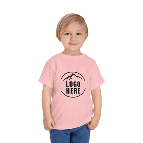 Custom Girls' Toddler Bella + Canvas Printed Cotton T-Shirt - Arklavo
