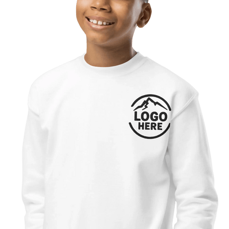 Custom Boys' Toddler Gildan Embroidered Crewneck Sweatshirt - Arklavo
