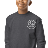 Custom Boys' Toddler Gildan Embroidered Crewneck Sweatshirt - Arklavo