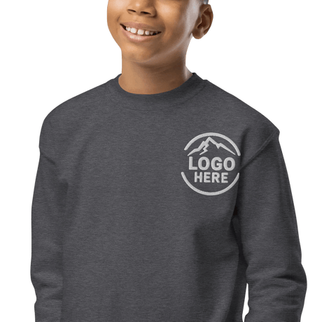 Custom Boys' Toddler Gildan Embroidered Crewneck Sweatshirt - Arklavo