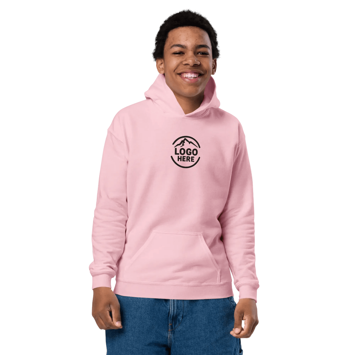 Custom Kids' Gildan Embroidered Pullover Hoodie - Arklavo
