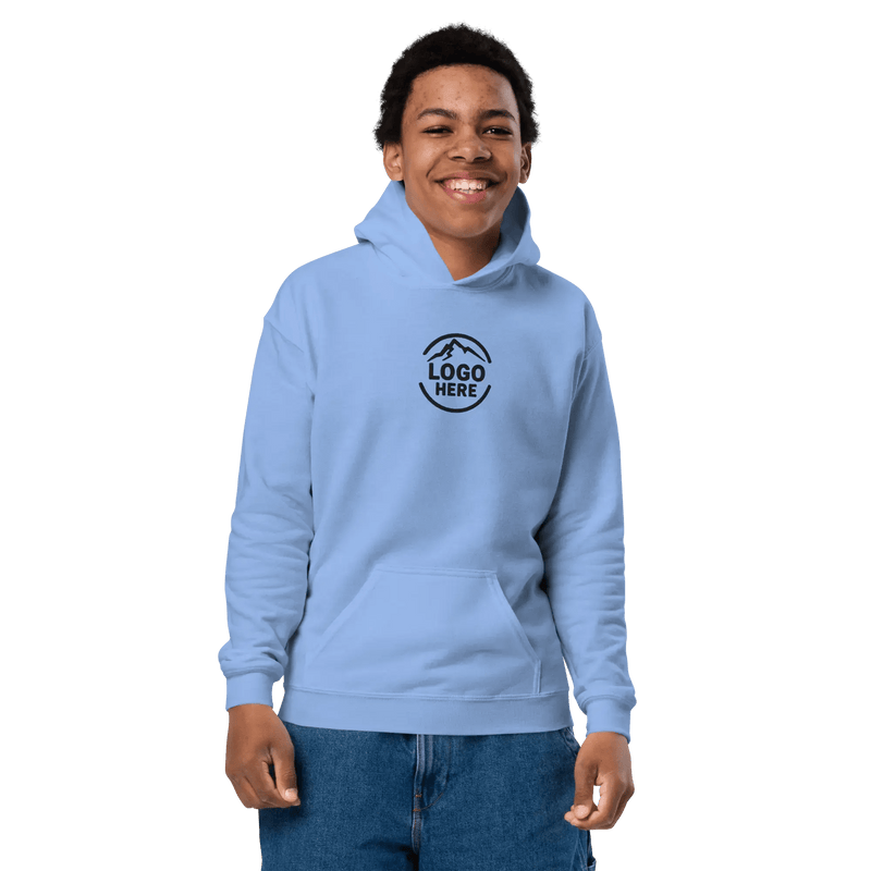 Custom Kids' Gildan Embroidered Pullover Hoodie - Arklavo