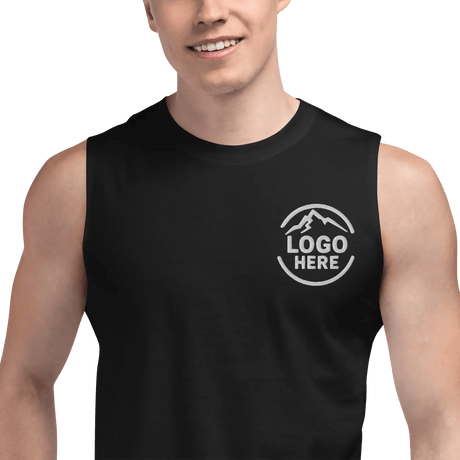 Custom Men's Bella + Canvas Embroidered Tank Top - Arklavo
