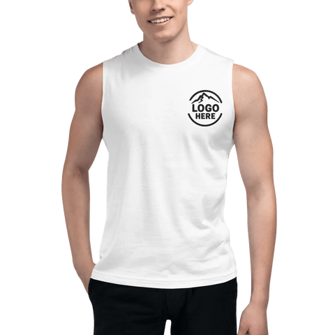Custom Men's Bella + Canvas Embroidered Tank Top - Arklavo