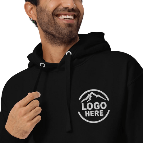 Custom Men's Cotton Heritage Embroidered Pullover Hoodie - Arklavo