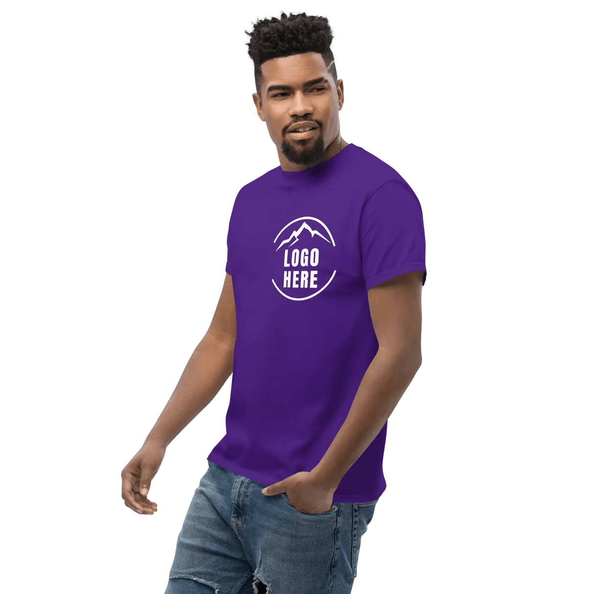 Custom Men's Gildan Printed Crewneck T-Shirt - Arklavo