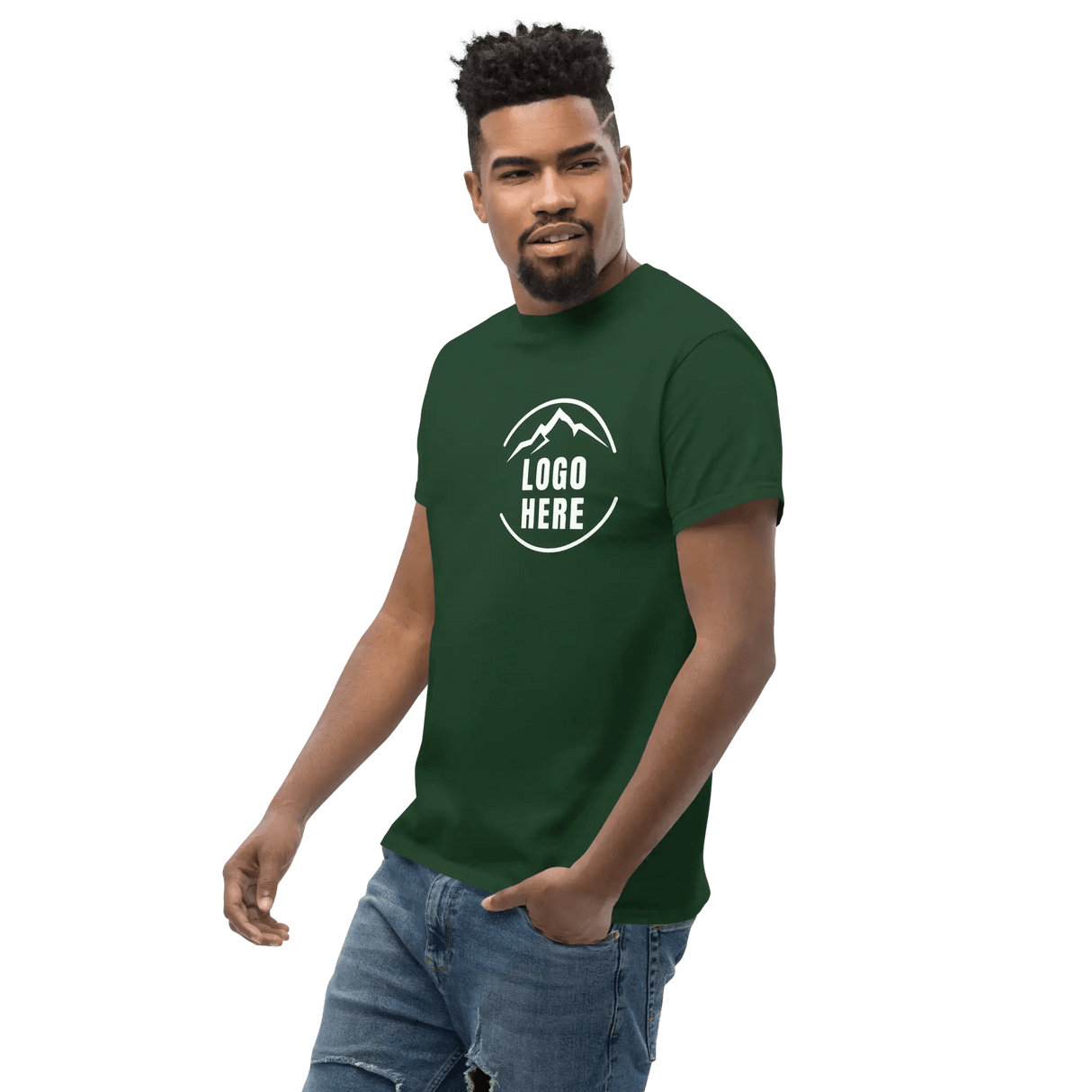 Custom Men's Gildan Printed Crewneck T-Shirt - Arklavo